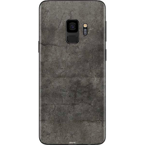 Dark Iron Grey Concrete Galaxy S9 Skin